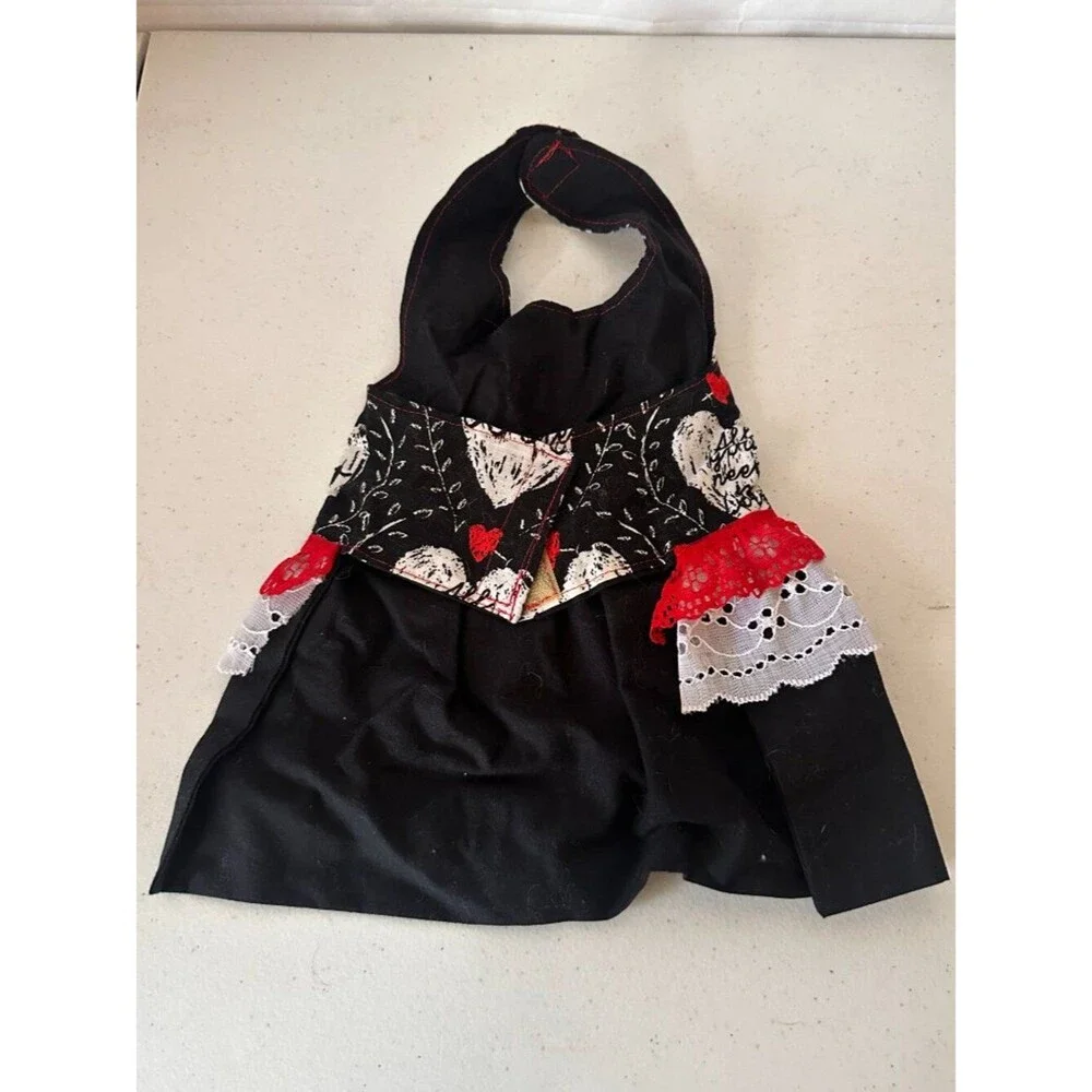 Small Red & Black Dog Dress Lulu Belle’s Closet – Fashionable Pet Wear